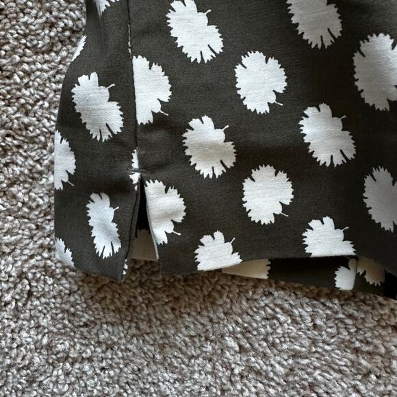 Boden Richmond Ankle Trouser Pant in Leaf Print Olive Green 4P Preppy Resort - Picture 7 of 15